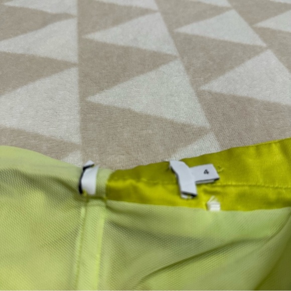 Tanya Taylor bright lime green mini skirt - Picture 5 of 5